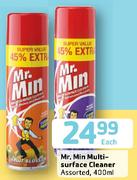 Mr. Min Multi-Surface Cleaner Assorted-400ml Each
