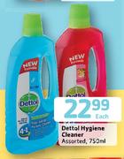 Dettol Hygiene Cleaner Assorted-750ml Each