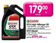 Castrol GTX High Mileage Oil-5Ltr