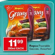 Royco Pourable Sauces, Assorted-200ml each