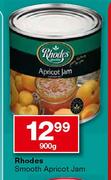 Rhodes Smooth Apricot Jam-900g