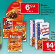 Royco Cook-in-Sauce/Potato Bake/Wedges Assorted-each