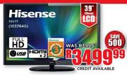 Hisense 39" (99cm) LCD TV (39V77)