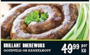Brillant Boerewors-Per Kg