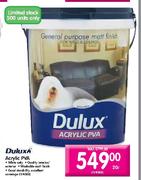 Dulux Acrylic PVA White-20l