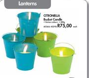 Citronella Bucket Candle-300gm Each