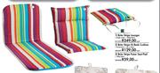 Brite Stripe Hi Back Cushions 1.2mx60cm-Each