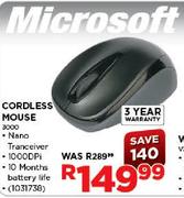 Microsoft Cordless Mouse 3000