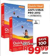 Quick Heal Anti Virus Pro 2012-Each