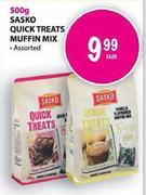 Sasko Quick Treats Muffin Mix-500g Each