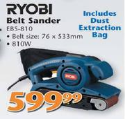 Ryobi belt cheap sander 810w