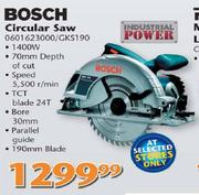 Bosch Circular Saw (GKS190) - 1400W