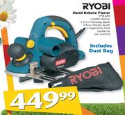 Ryobi Hand Rebate Planer - 650W