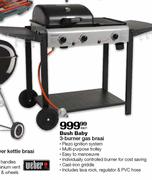 Bush Baby 3-Burner Gas Braai