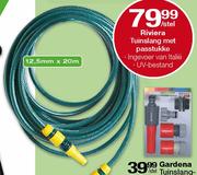 Riviera Tuinslang Met Passtukke-12.5mm x 20m per stel