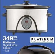 Platinum Digital Slow Cooker-4.5Ltr Each 