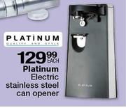 Platinum Electric Stainless Steel Can Opener-Each