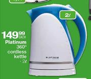 Platinum 360 Degree Cordless Kettle-2Ltr Each