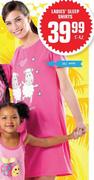 Ladies Sleep Shirts(s-XL)
