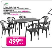 Sal 7 Piece Resin Patio Set-Per Set