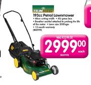 Trimtech 193cc Petrol Lawnmower-Each