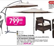 Terrace Leisure 3m Cantilever Umbrella-Each 