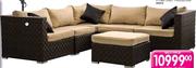 Terrace Leisure 6 Piece Matrix Modular Wicker Set