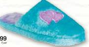Ladies Heart Slippers Assorted Colours Size 3-8