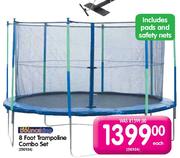 Bounce King 8 Foot Trampoline Combo Set- Each