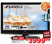 Sansui 39"(99cm) HD Ready LED TV