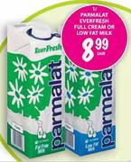 Paramalat Everfresh Full Cream or Low Fat Milk - 1 Ltr Each