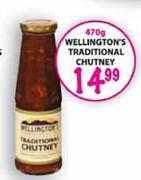 Wellington's Traditional Chutney-470g