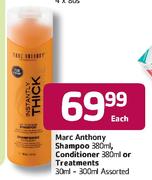 Marc Anthony Shampoo-380ml, Conditioner-380ml Or Treatments Assorted 30ml-300ml Each