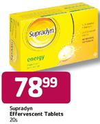 Supradyn Effervescent Tablets-20's