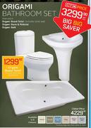 Origami Bathroom Set - Per Set