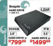 Seagate 2.5" Hard Drive-500GB