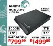 Seagate 3.5" Hard Drive-3TB