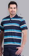 Mens Striped Golfer-230639