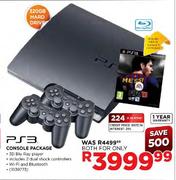 PS3 320GB Hard Drive Console Package