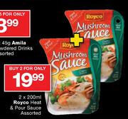 Royco Heat & Pour Sauce-2 x 200ml