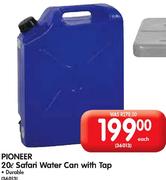 Pioneer 20Ltr Safari Water can With Tap-Each