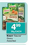 Knorr Sauce/Gravy Assorted-38g Each