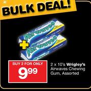 Wrigley's Airwaves Chewing Gum Assorted-2x10's