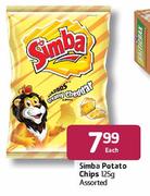 Simba Potato Chips - 125gm Each