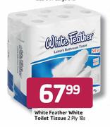 White Feather White Toilet Tissue 2-Ply-18's