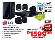 LG 5.1 Blu-Ray Home Theatre System-BH4120
