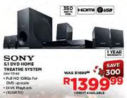 Sony 5.1 DVD Home Theatre System-DAV-T2140