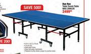 Dun Run Table Tennis Table-274 x 152.5 x 76 cm