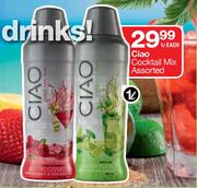 Ciao Cocktail Mix Assorted-1Ltr Each