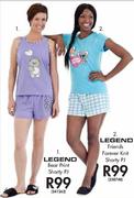 Legend Bear Print Shorty PJ